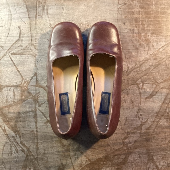 Coach Square Heels 8.5 B made in Italy - Picture 4 of 9